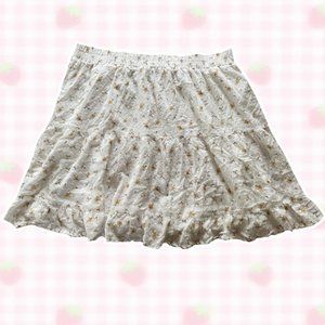 Forever 21 Floral Miniskirt Womens 3X